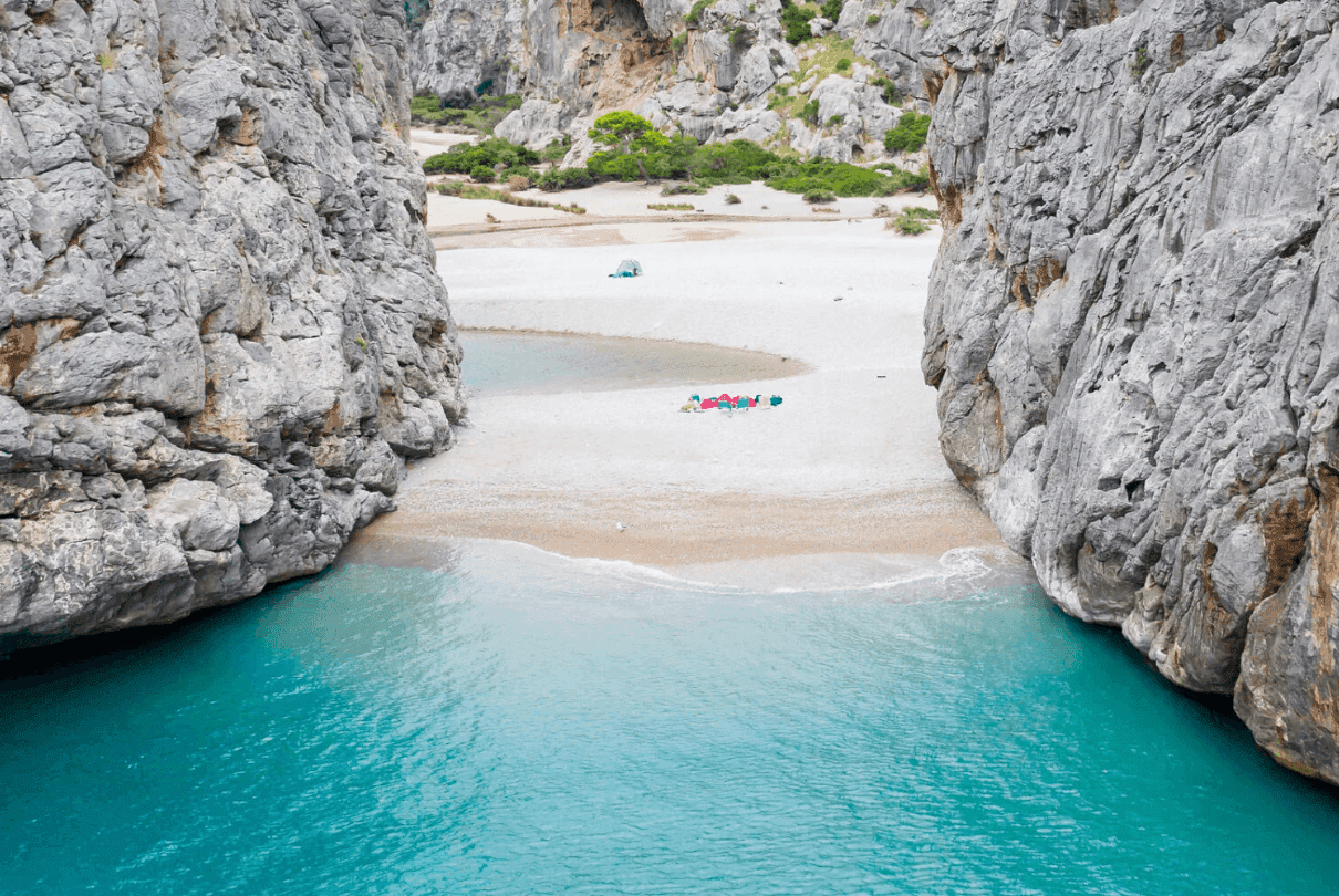 Taxi destino Playa sa Calobra en Mallorca