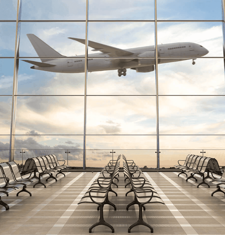 Airport transfer service at Palma Airport, Mallorca, with comfortable and elegant vehicles waiting for passengers.